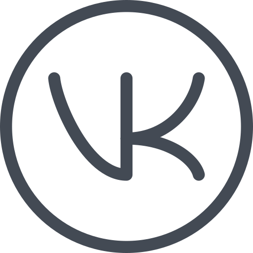 Circlesocialvk Free Png Icon Download (gray, black, indigo)