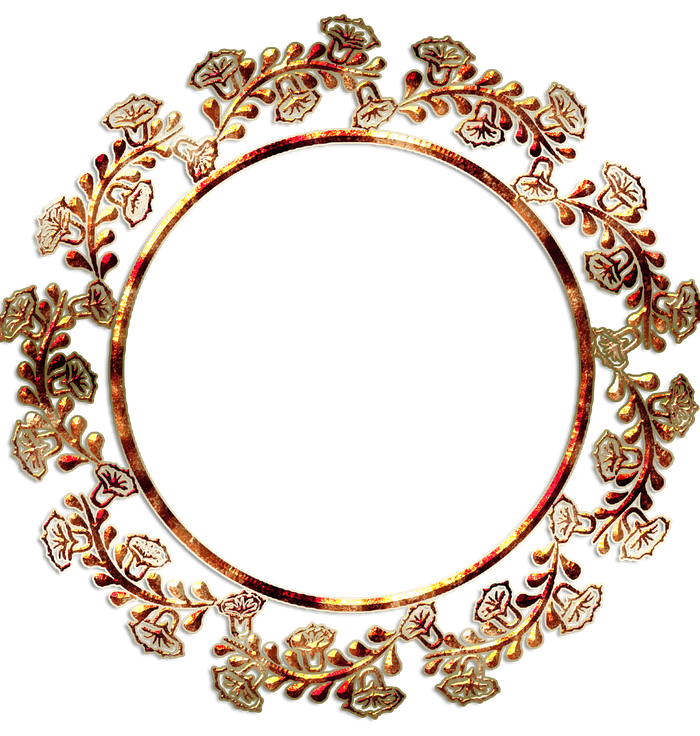 Circular Frame Png Hd (black)