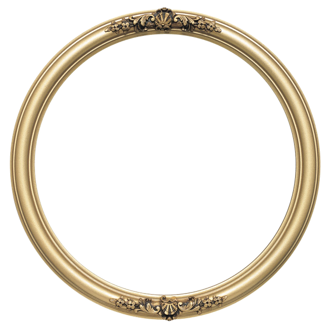 Circular Frame Png Image (gray, black)