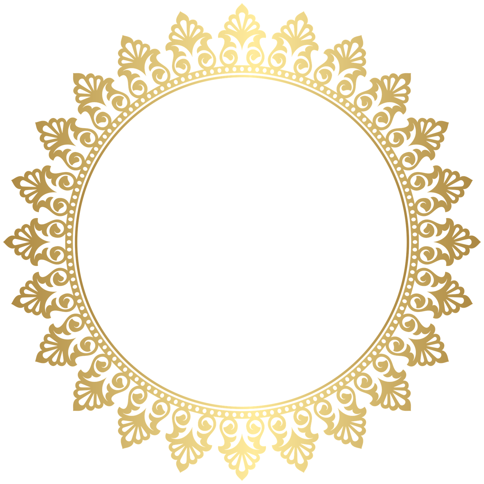 Circular Frame Png Photos (black)