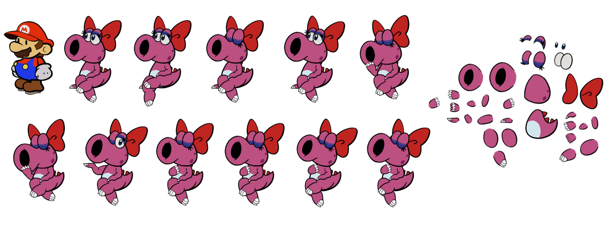 Birdo Png Pic (black)