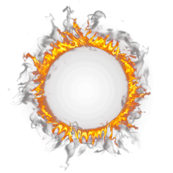 Fire Effect Png Clipart (black)