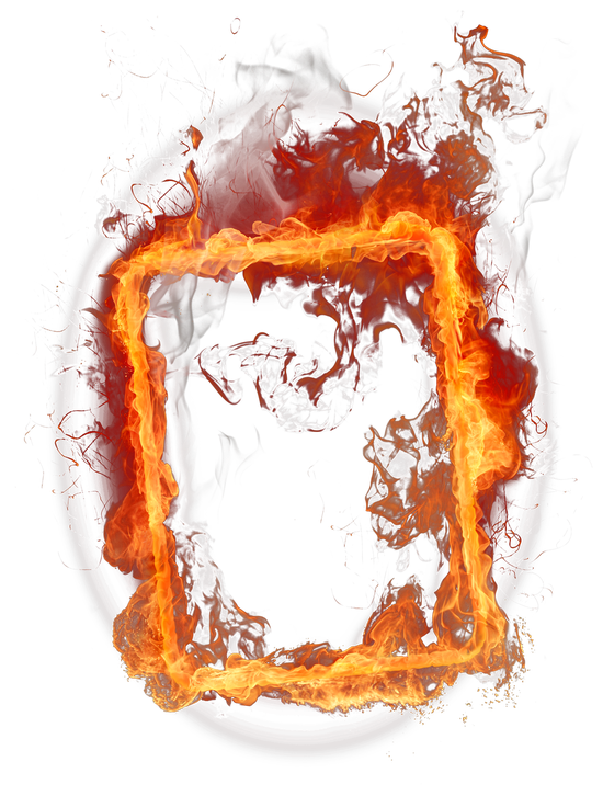 Fire Effect Png Image (black)