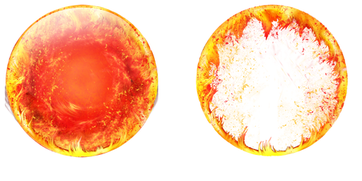 Fire Flame Circle Light Transparent Png (black, orange, chocolate)