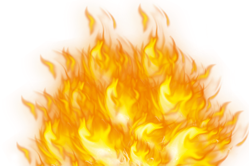 Fire Flame Vector Transparent Png (black, orange)