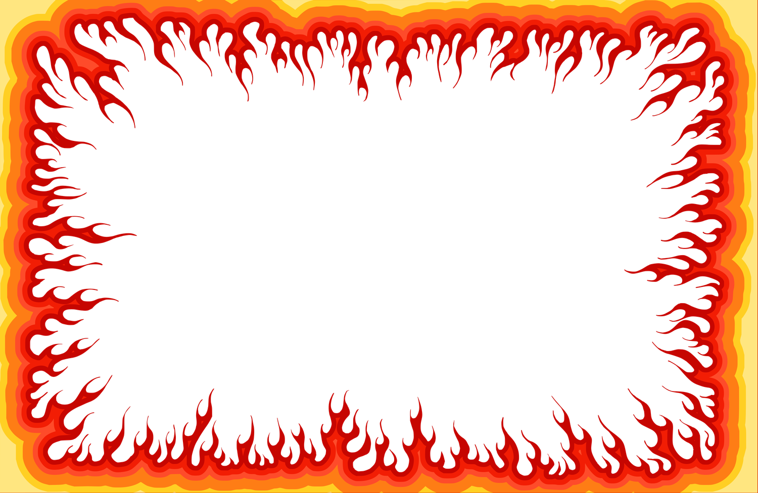 Fire Frame Png (black, pink)