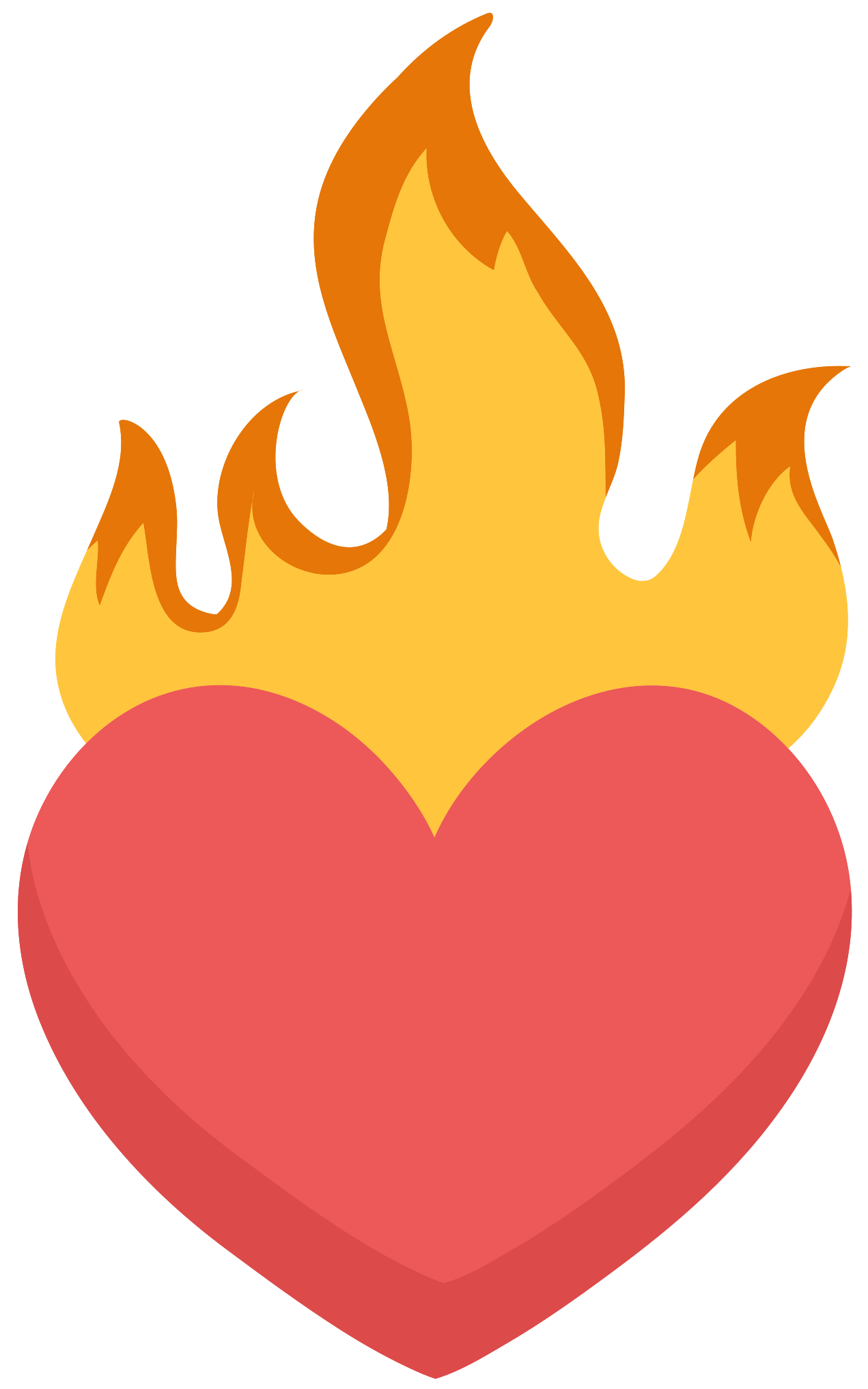 Fire Heart Vector Smoke Transparent Png (salmon, black, gold, chocolate)