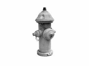 Fire Hydrant Old Png 300X225 (black, gray)