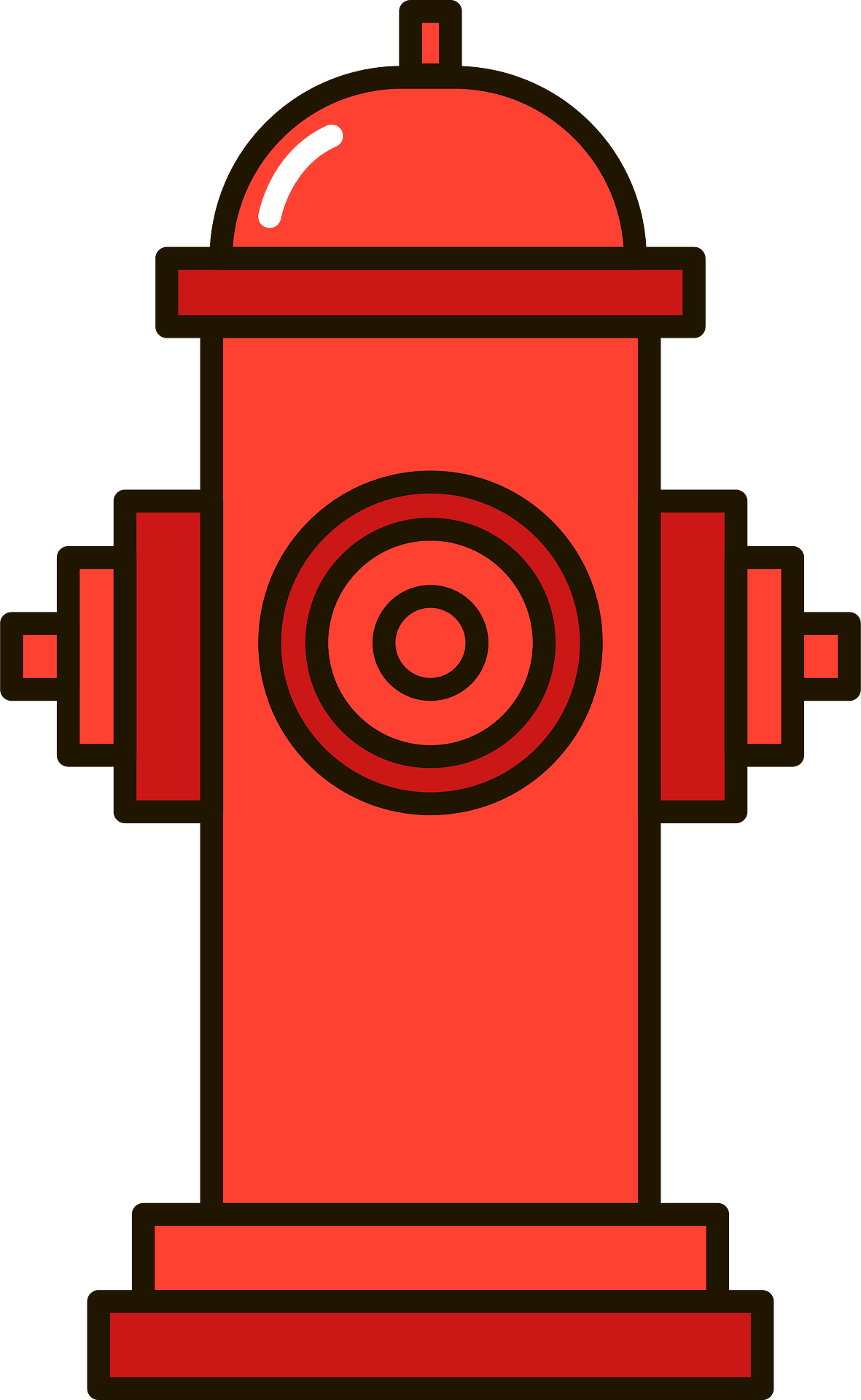 Fire Hydrant Old Png Images (chocolate, black, gray, red)