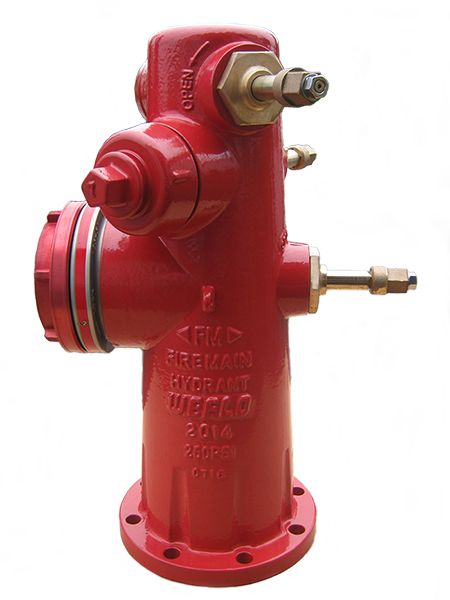 Fire Hydrant Old (beige, pink, white)