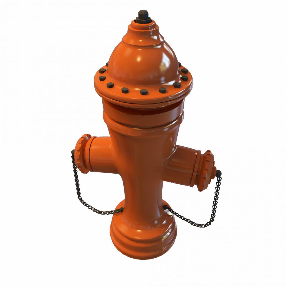 Fire Hydrant Png Cutout (black, maroon)