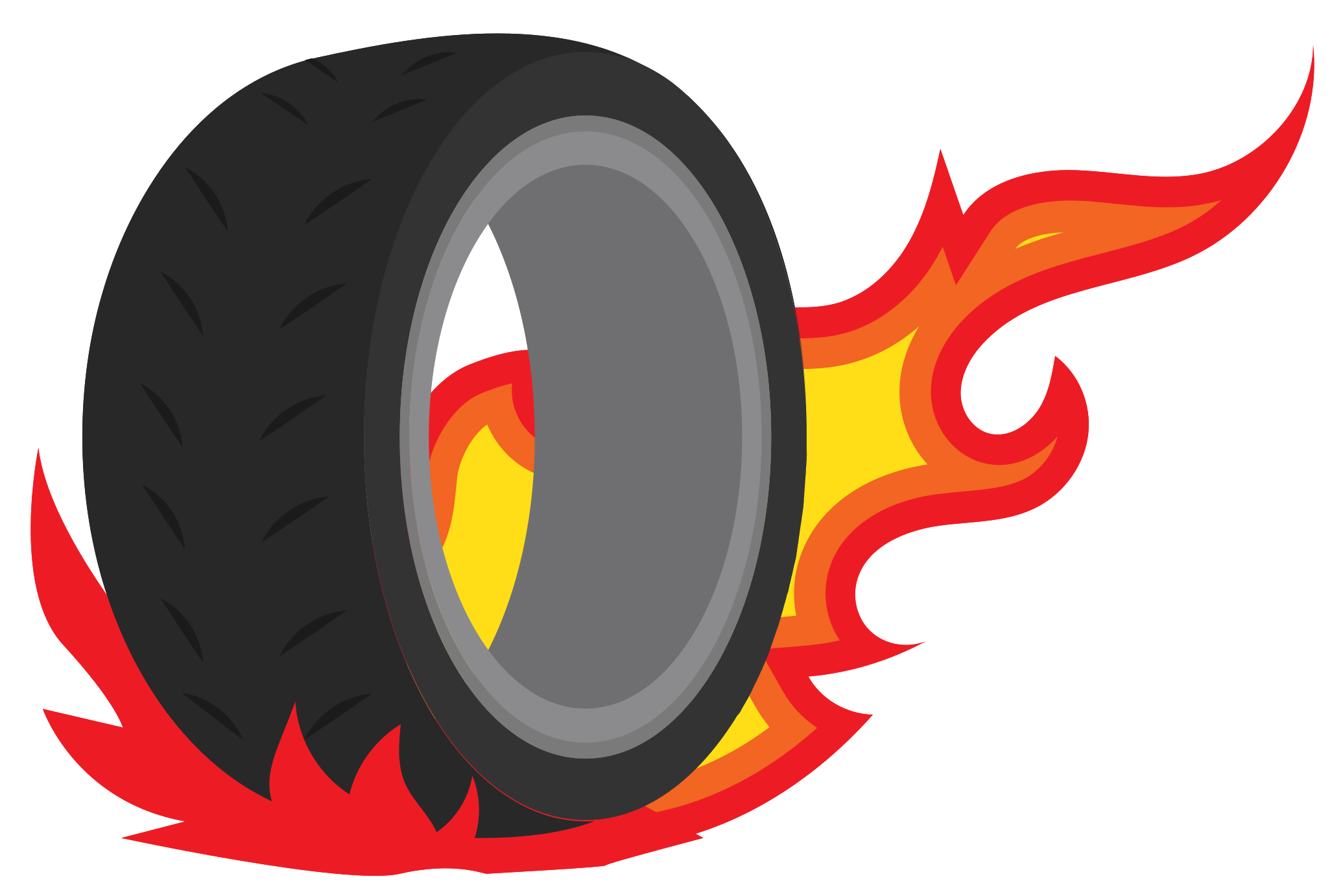 Tire Png Transparent Hd Photo (black, gray, red, gold)