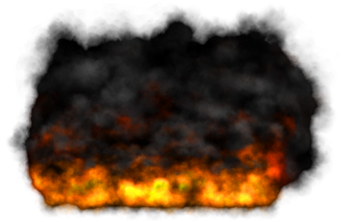 Fire Smoke Png Hd (black)