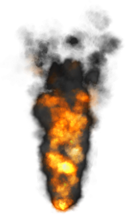 Fire Smoke Png Pic (black, gray, indigo)