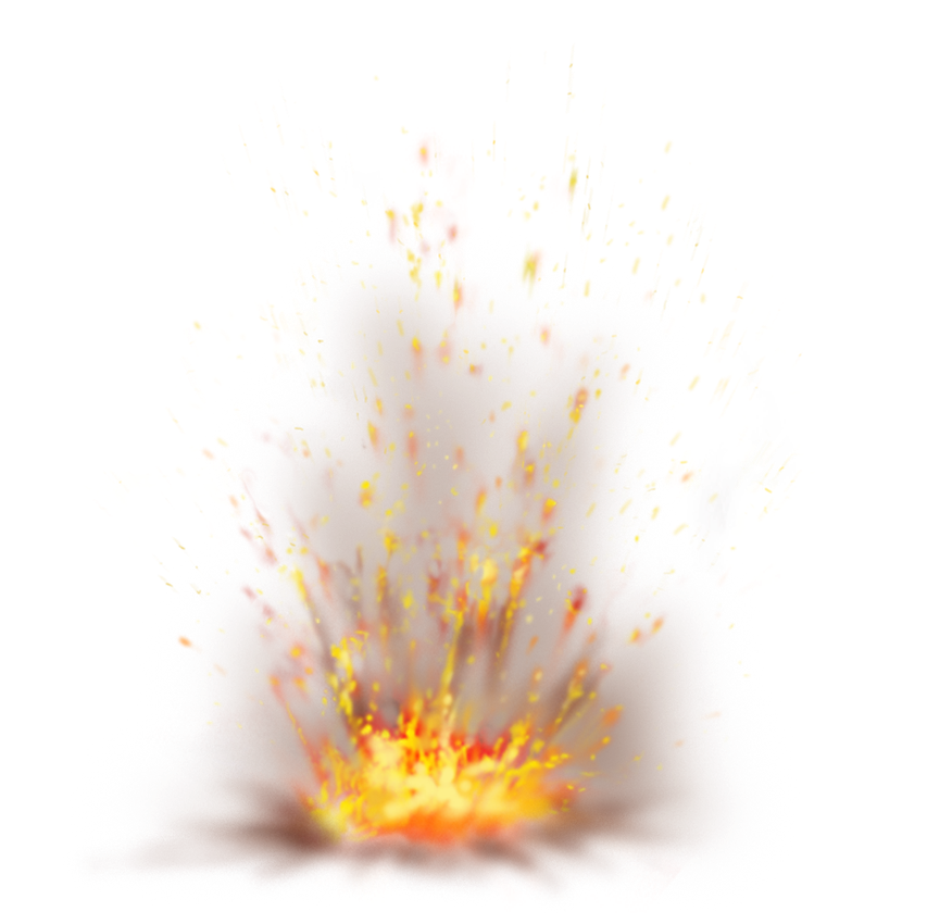 Fire Smoke Transparent Background (black, maroon)