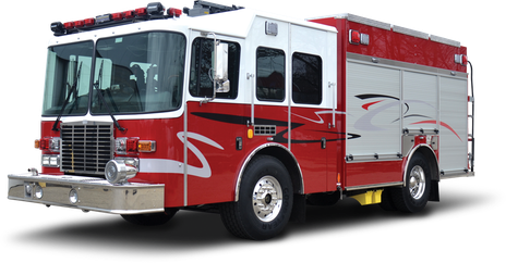 Fire Truck Png Hd (black, white)