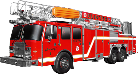 Fire Truck Png Transparent (gray, silver, white)