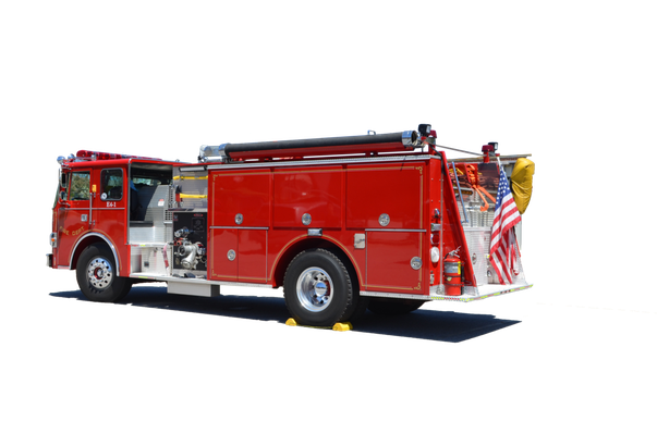 Fire Truck Transparent Images Png (black, maroon)