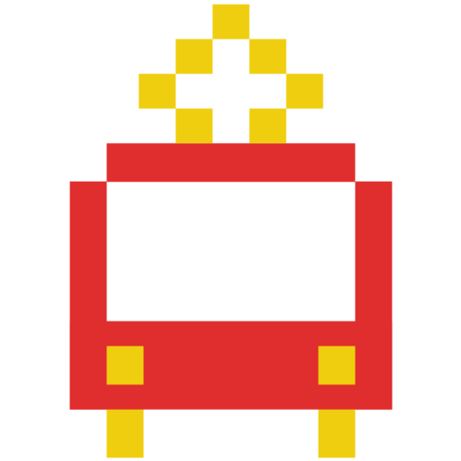 Fire Truck Free Png Icon (gold, black, maroon, chocolate)