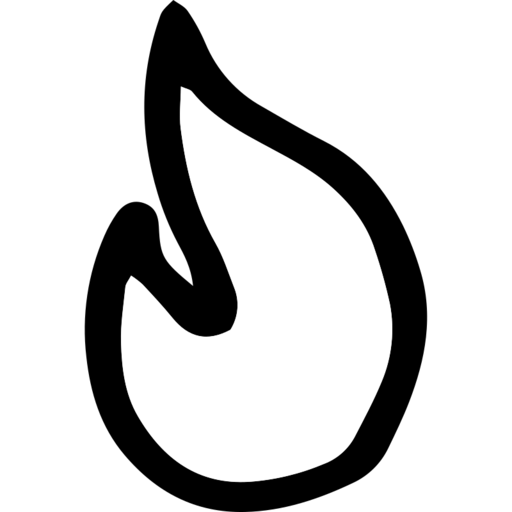 Fire1 Free Transparent Png Icon Download (white, black, gray)