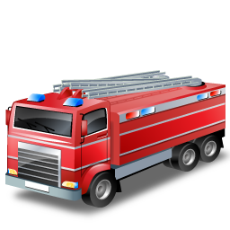 Firetruck Red Icon Free Transparent Png Icon Download (gray, black, white)