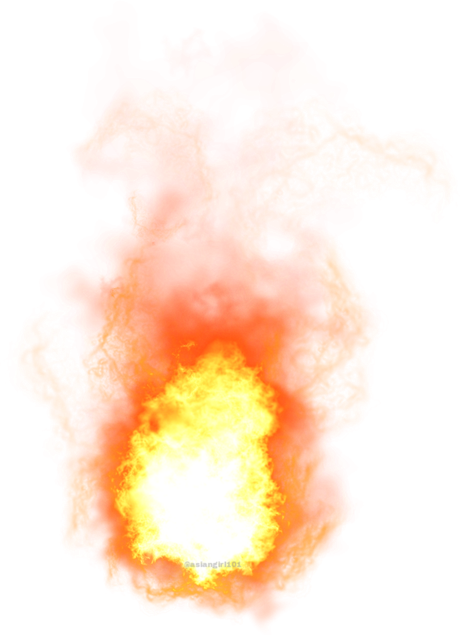 Fireball Light Transparent Png (salmon, black, red, white)