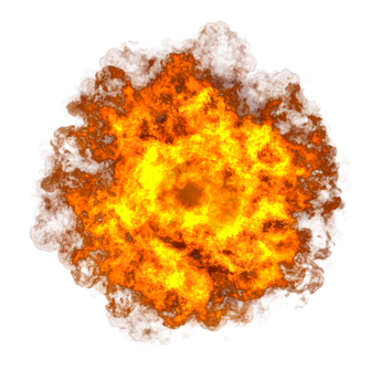 Fireball Smoke Transparent Png (black, maroon)