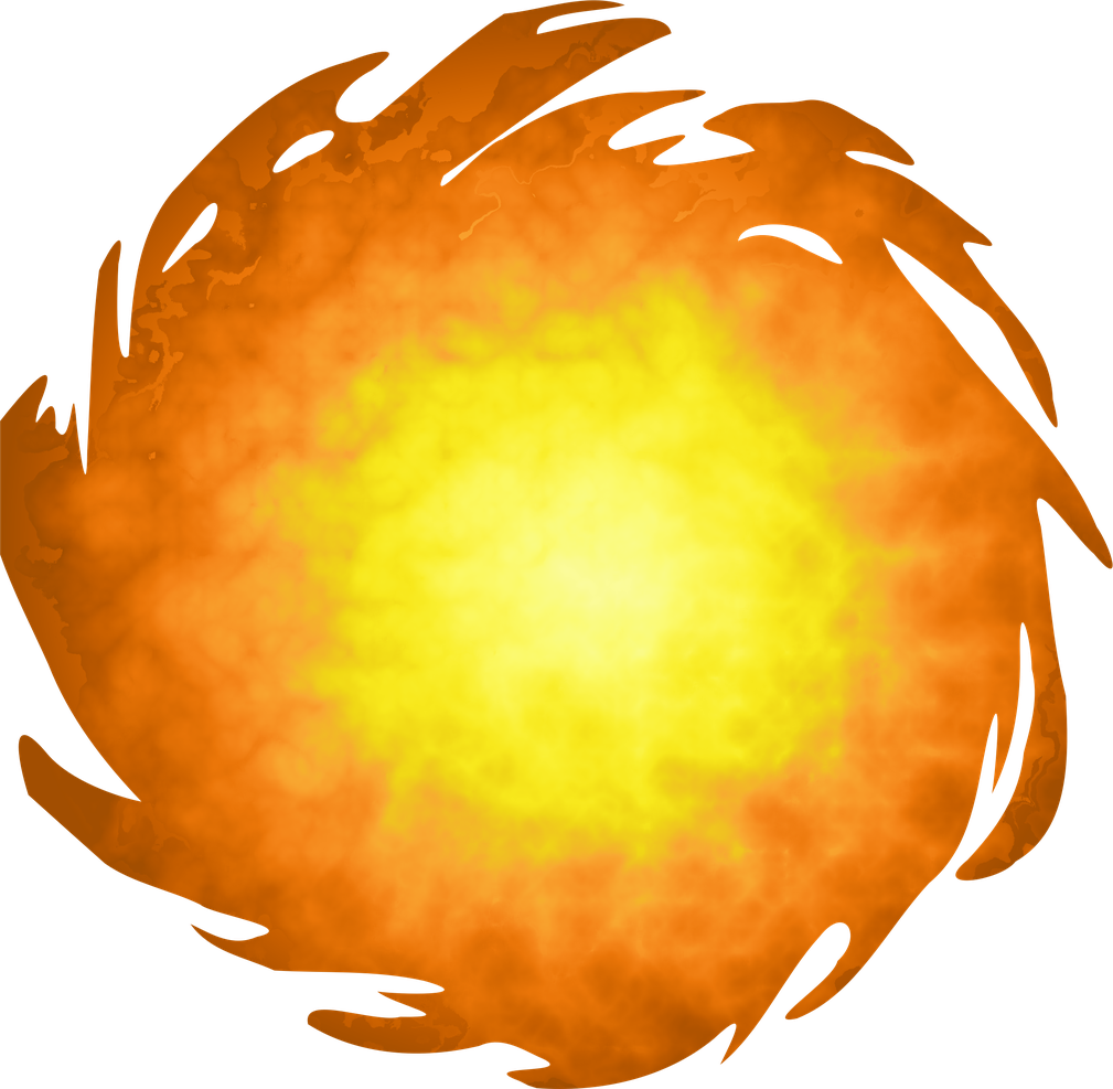 Fireball Vector Transparent Png (black, orange, chocolate)