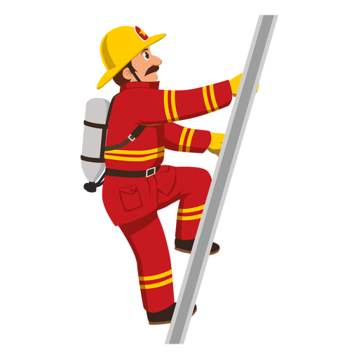 Firefighter Fireman Png Image Hd (gold, gray, black, red, silver)