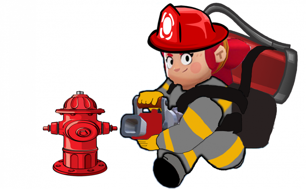 Firefighter Fireman Png Picture (orange, black, gray, red)