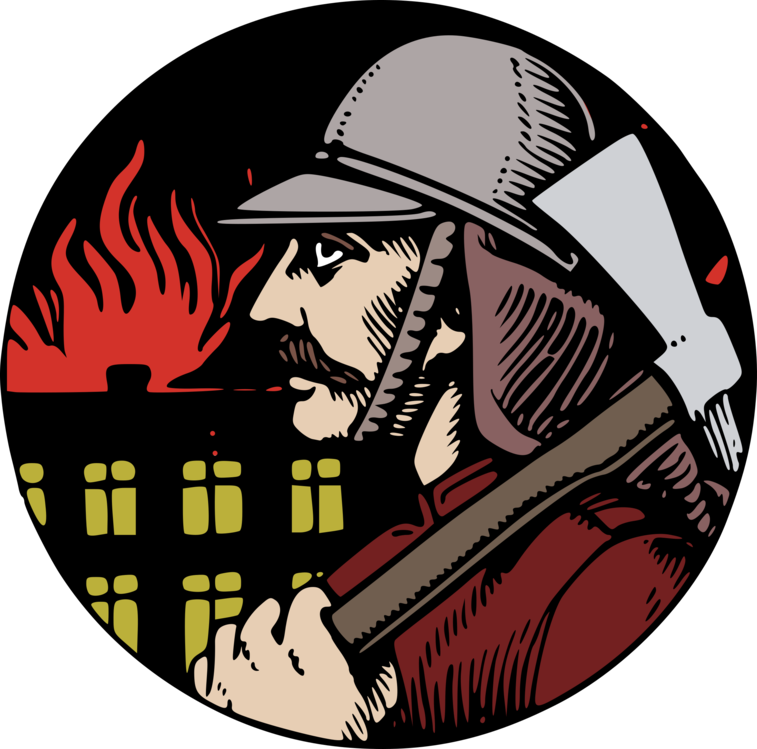 Firefighter Png Clipart (chocolate, maroon, black, silver, pink)