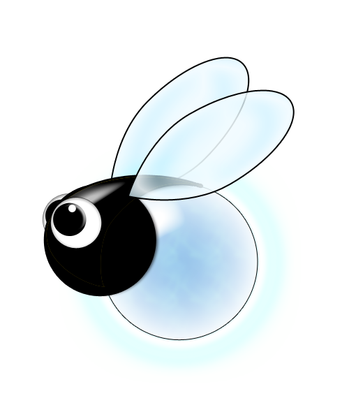 Firefly Png Clipart (black, silver, greenish blue, white)