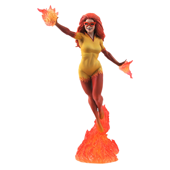 Firestar Marvel Png Pic (black, maroon, salmon)