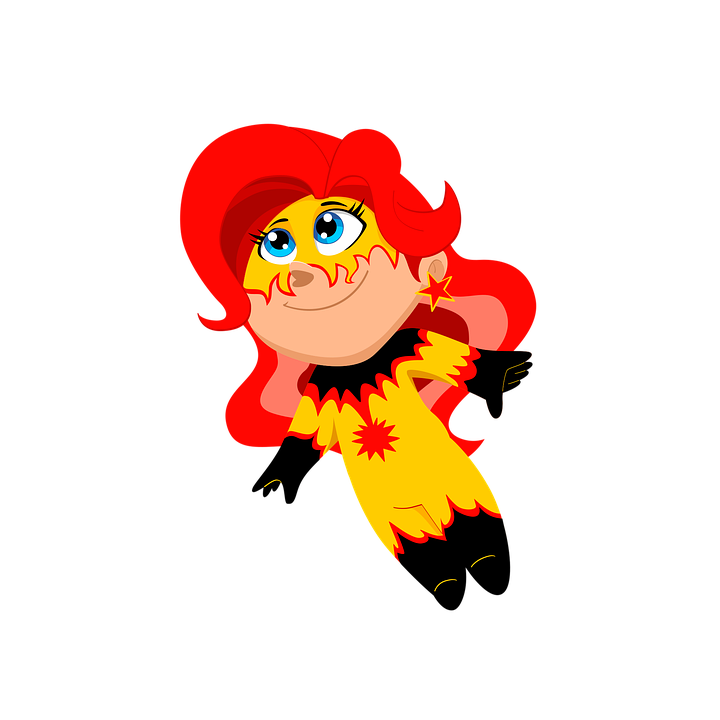 Firestar Marvel Png Picture (salmon, red, black, gold, pink)