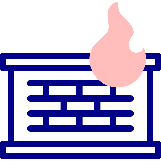 Firewall Png Image (black, pink, navy)