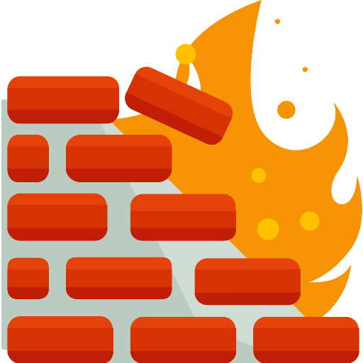 Firewall Transparent Png (orange, chocolate, red, black, silver)