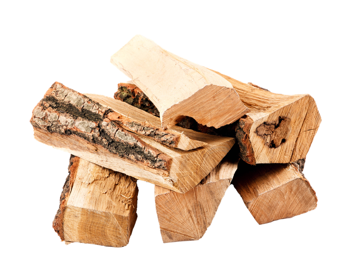 Firewood Sacked Png Image (black, beige)