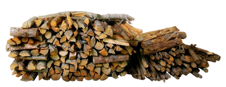 Firewood Sacked Png Photos (black)