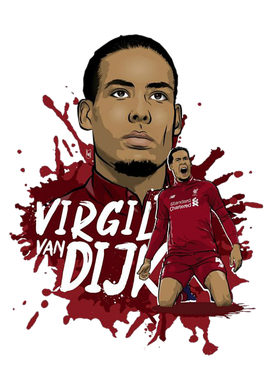 Virgil Van Dijk Png Picture (maroon, black, gray, white)