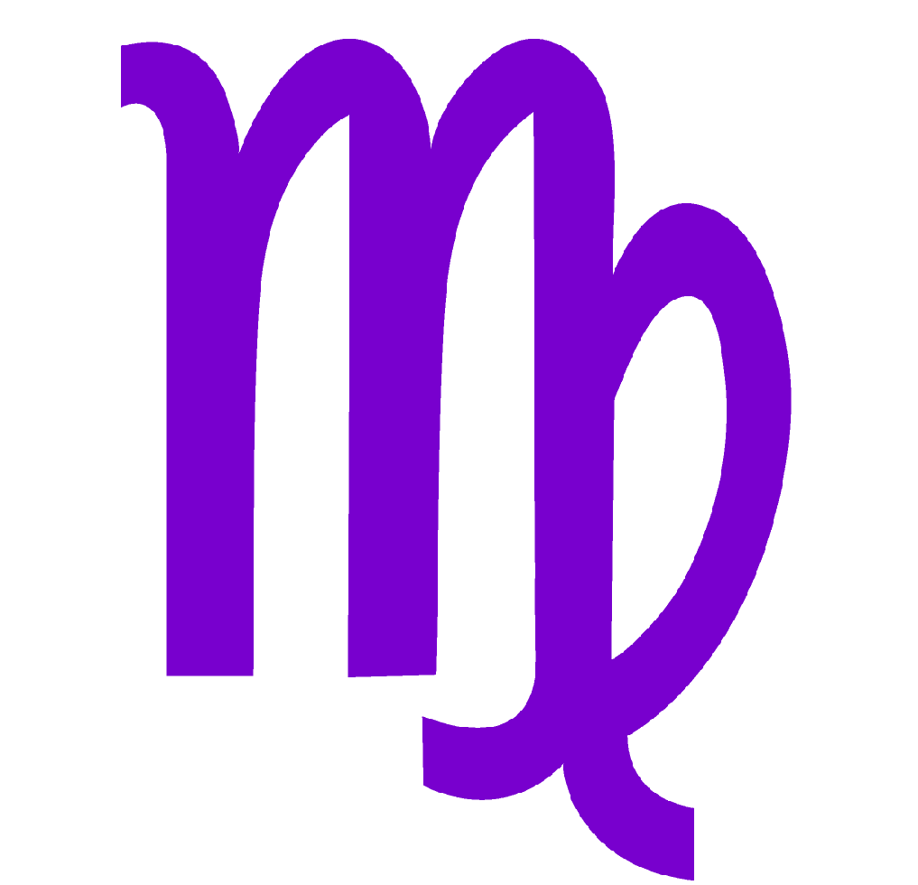 Virgo Transparent Background (purple, white, chocolate, black)