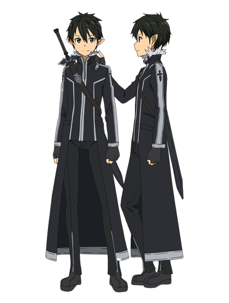 Kirito Png File (black)