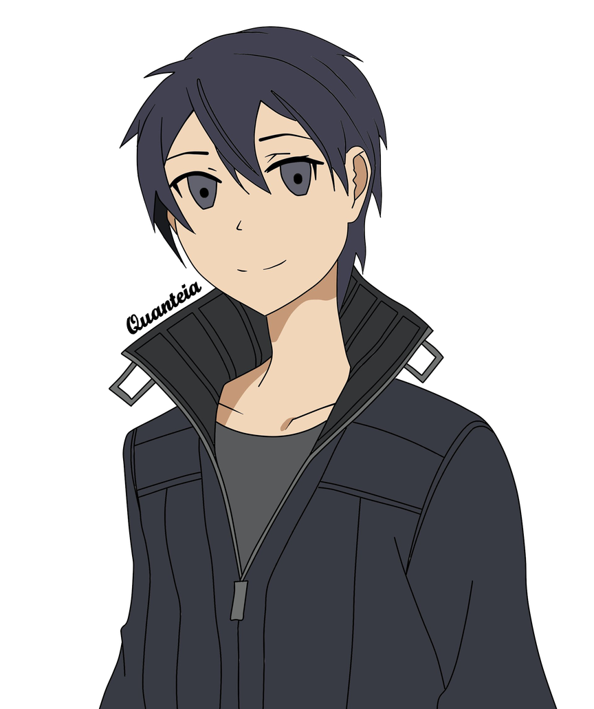 Kirito Png Transparent Picture (gray, pink, indigo, black)