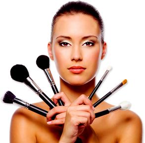 Girl Doing Makeup Png Photos (maroon, black)