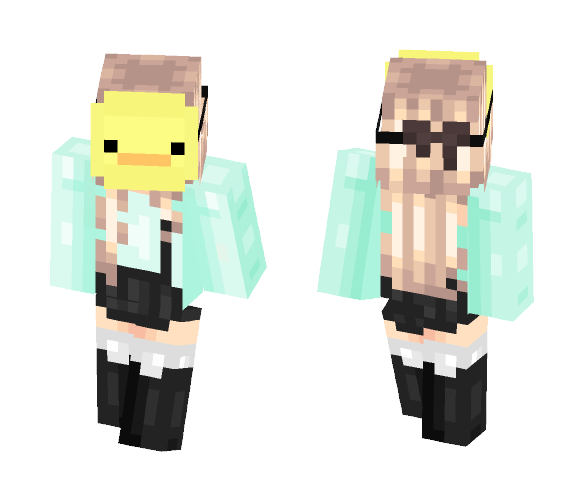 Girl Minecraft Skins Png Hd (beige, white, mint, black, pink)