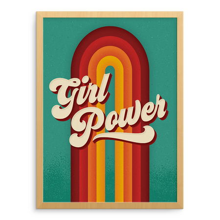 Girl Power Logo Png Transparent Picture (teal, black, maroon)