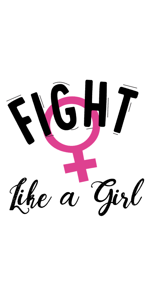 Girl Power Logo Png Transparent (black, salmon)