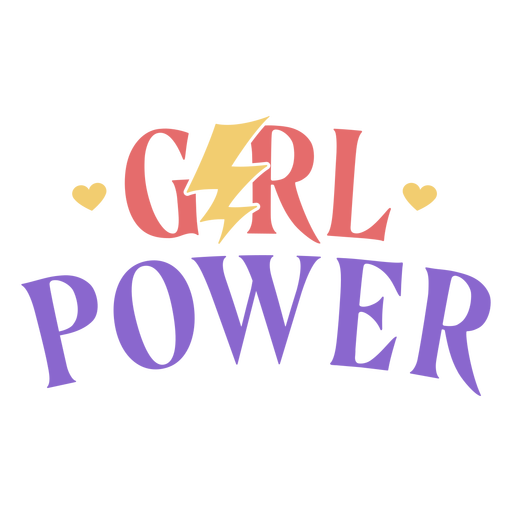 Girl Power Logo Transparent Images Png (black, gray, salmon)