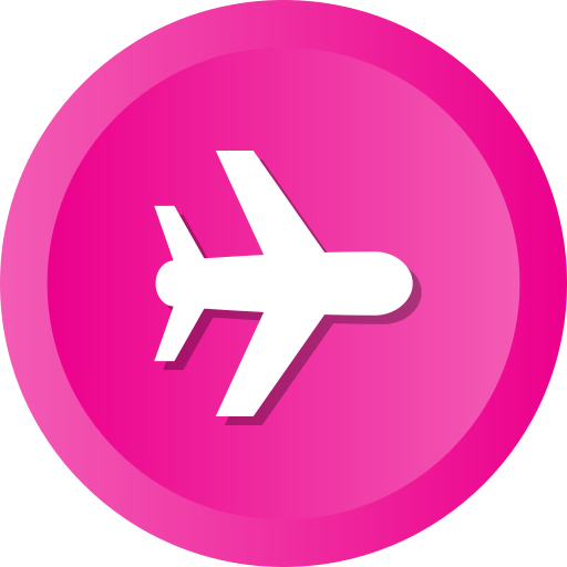 Airliner Rplane Flight Launch Rbus Plane Free Png Icon Download (salmon, purplish red, white, black, purple)