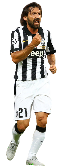 Pirlo Png Transparent (black, white)