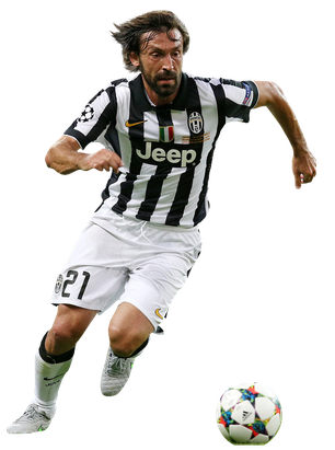 Pirlo Png (black, white)